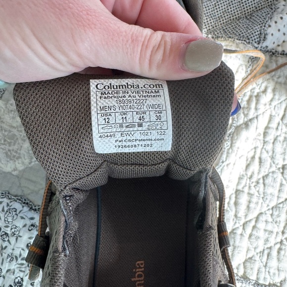 Columbia Valley Pointe  Hiking Shoes Men’s Size 12 - Picture 7 of 8